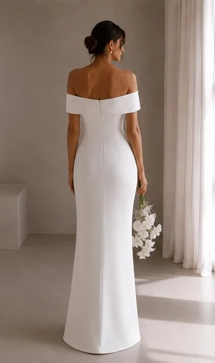 Emmeline wedding gown seen from the back