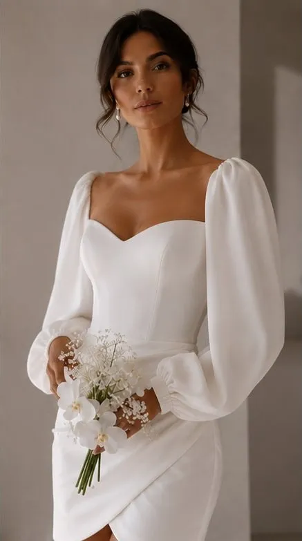 Fiorella wedding gown bodice and neckline detail