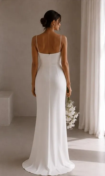 Verena wedding gown seen from the back